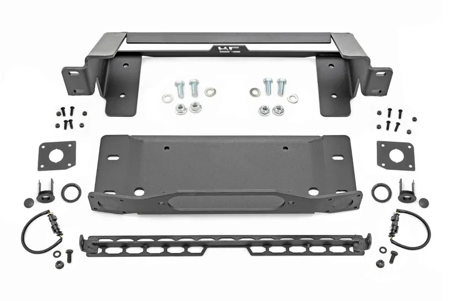 2021  Ford Bronco Rough Country High Winch Mount for OE Modular Bumpers