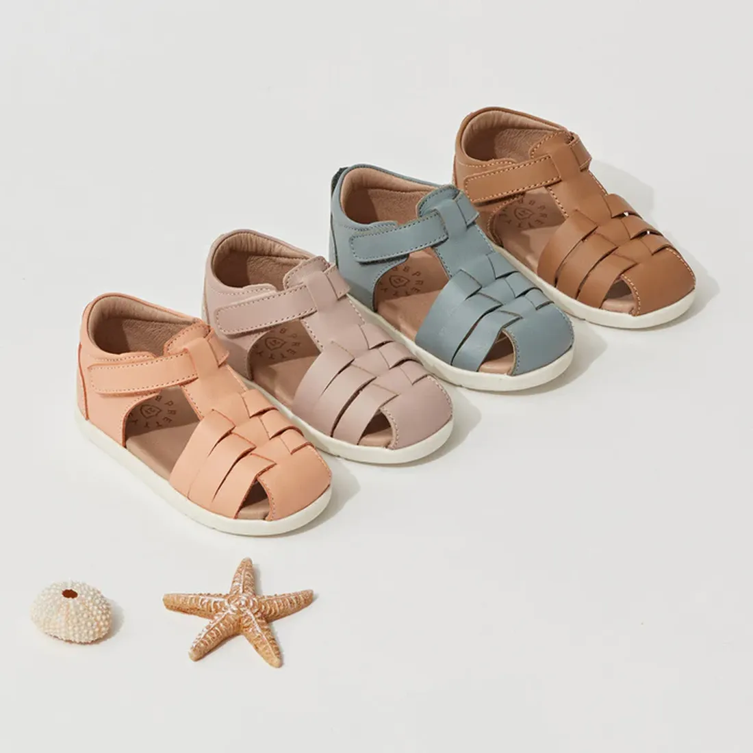 Pretty Braver Billie First Walker Sandal Closed Back Blush