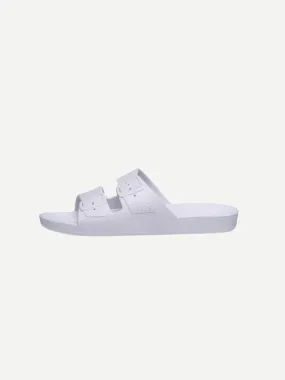 Solid Slides In White
