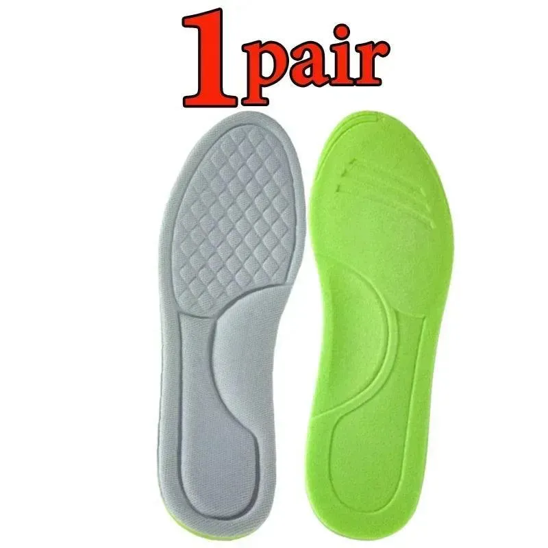 Ultimate Comfort Memory Foam Insoles for Support and Freshness