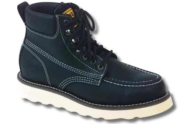 Work Zone Black Moc Toe